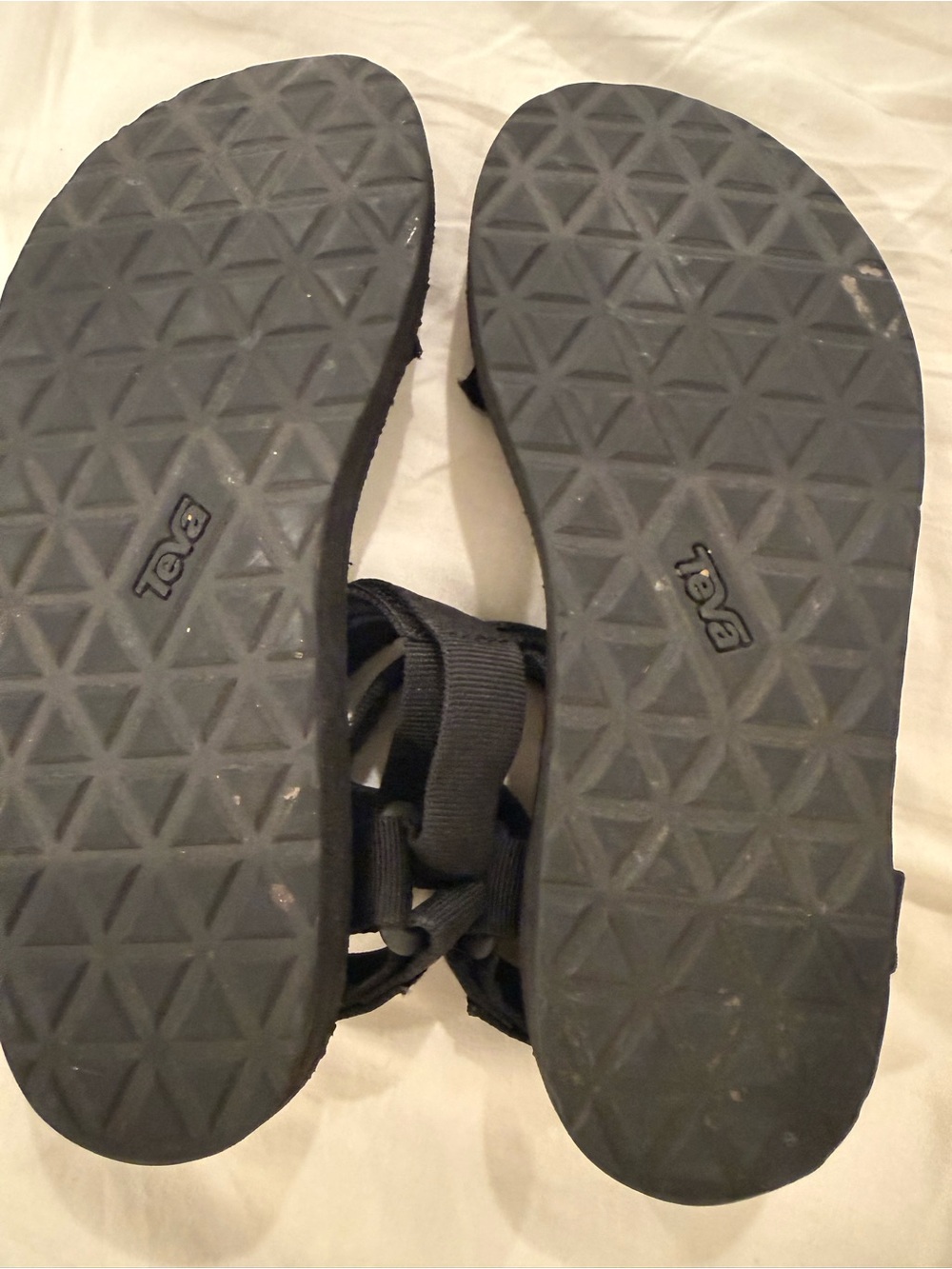 Black Women's Teva Sport Sandals - Size 8 - Picture 3 of 4